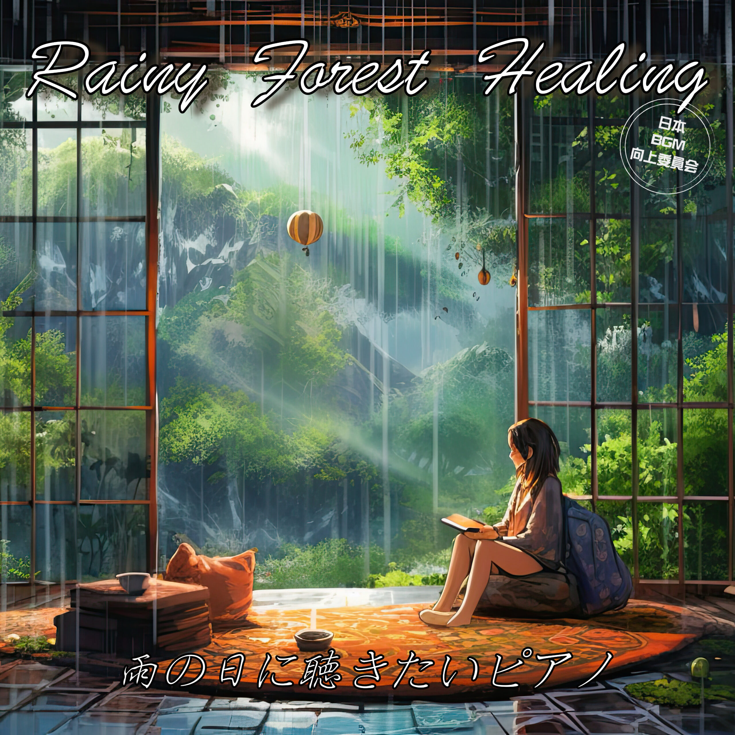 Rainy Forest Healing 雨の日に聴きたいピアノ 睡眠用 リラックス用 瞑想用 雨の露と森の香り