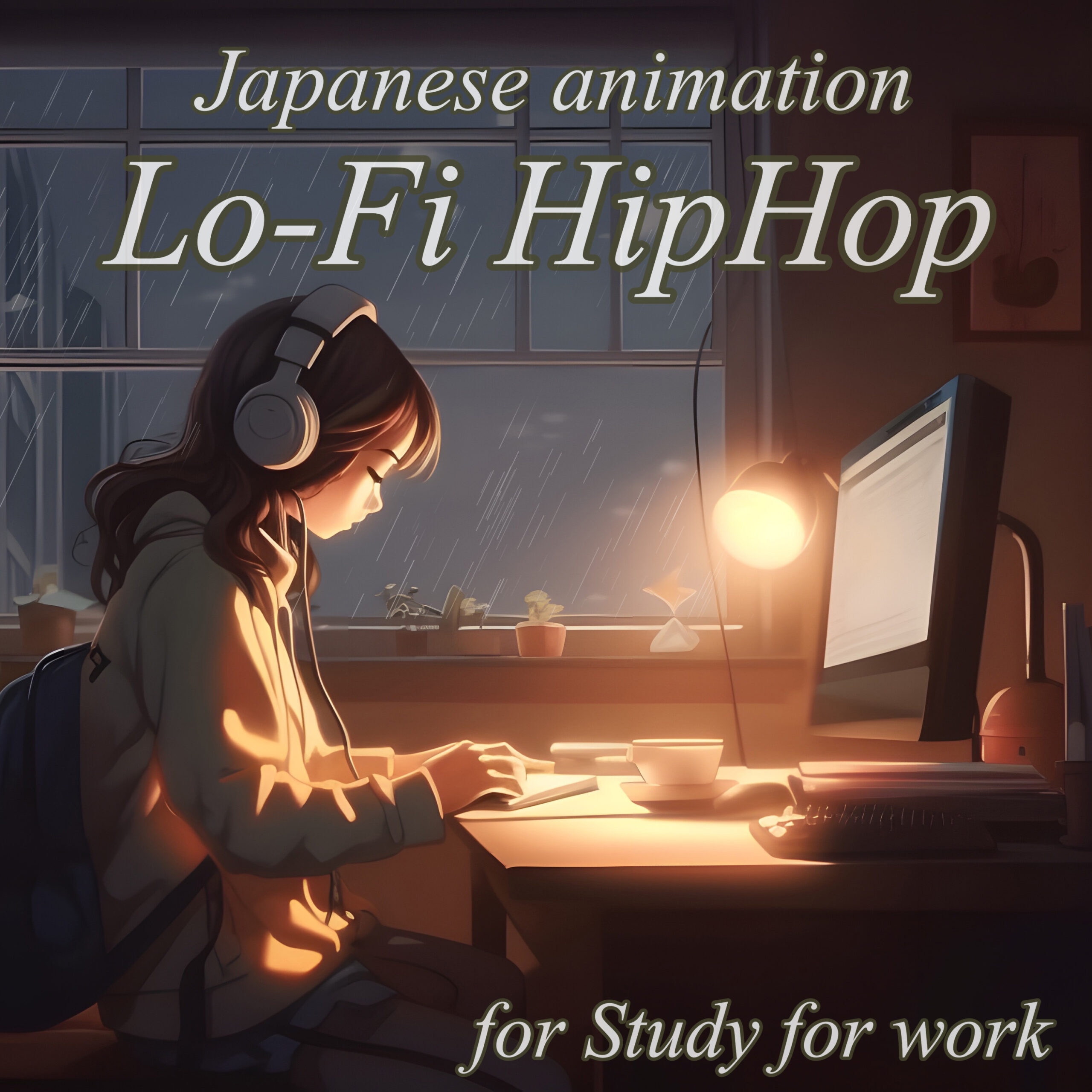 Japanese animation Lo-Fi HipHop for Study for Work