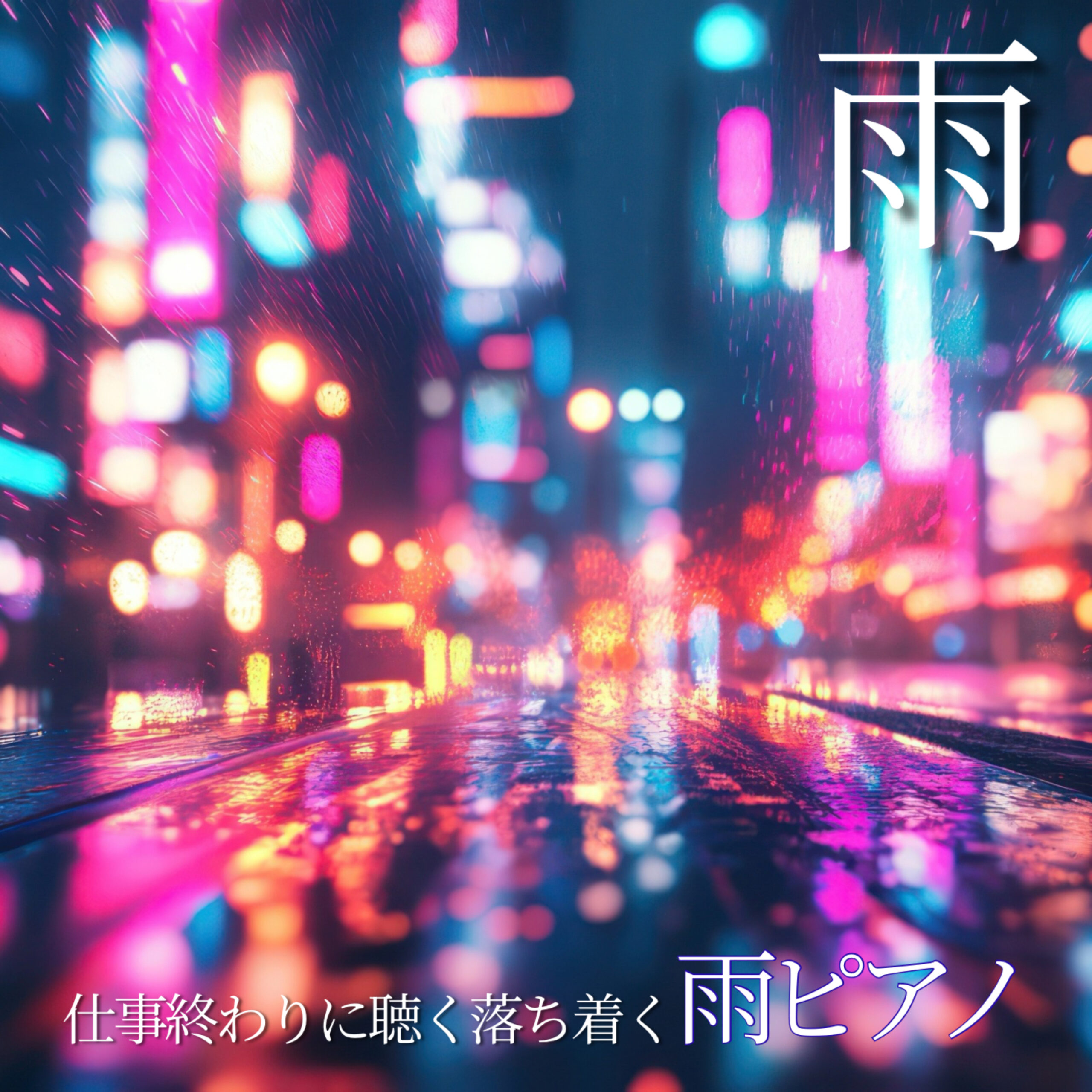 仕事終わりに聴く落ち着く雨ピアノ