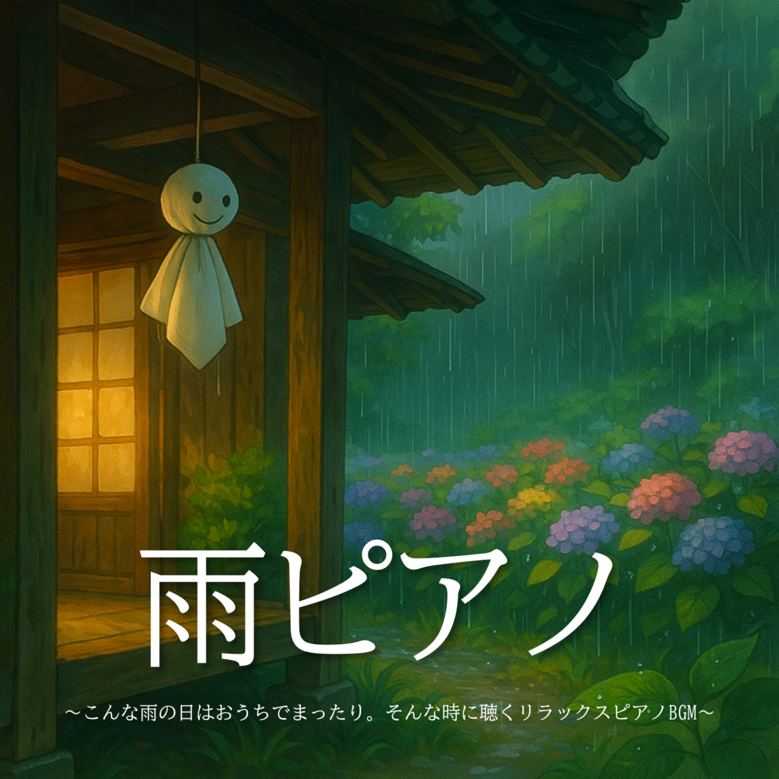 雨ピアノ ~こんな雨の日はおうちでまったり。そんな時に聴くリラックスピアノBGM~ 睡眠用 瞑想用 作業用