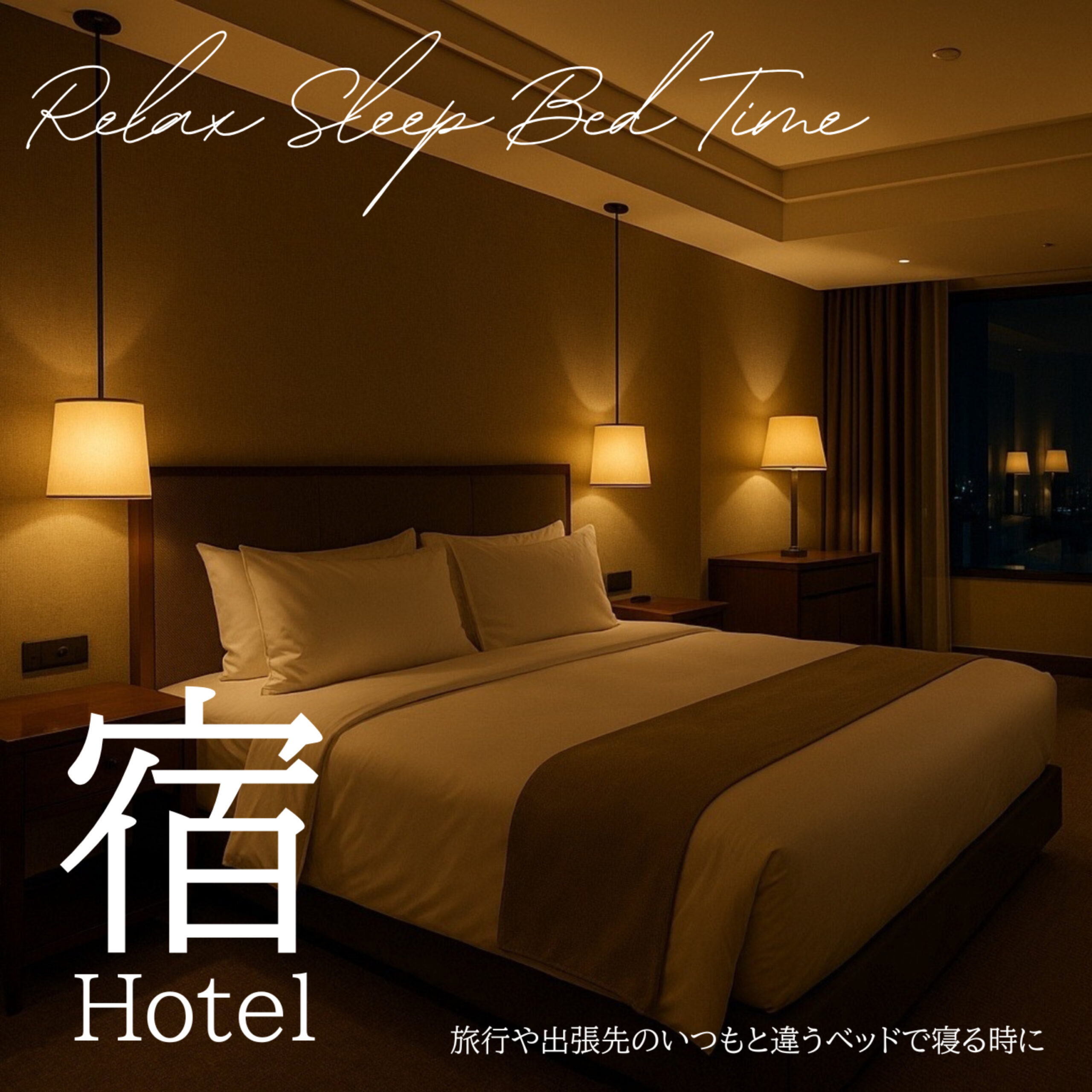 Relax Sleep Bed Time 旅行や出張先のいつもと違うベッドで寝る時に 睡眠用 熟睡用 休息用