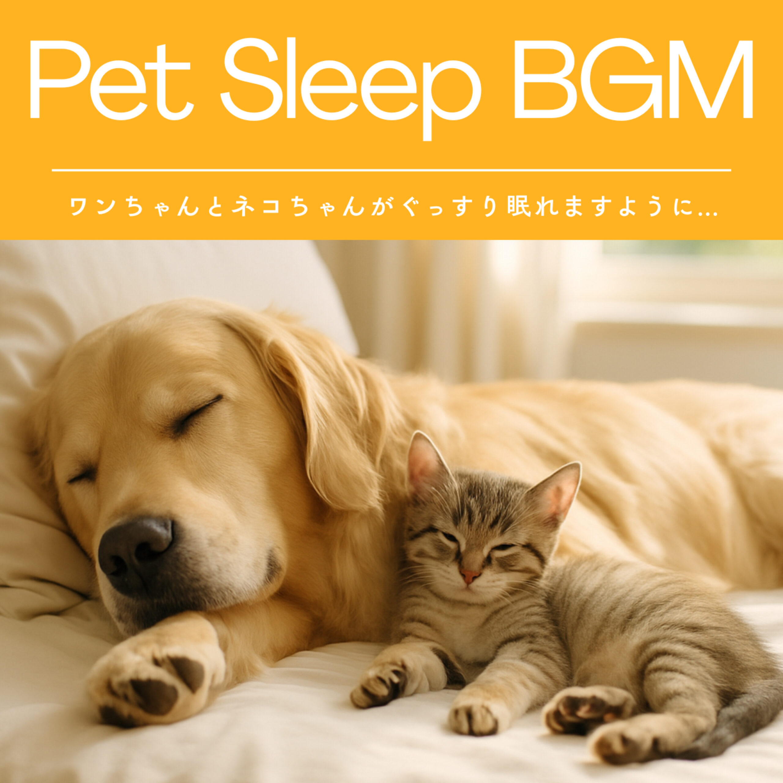 Pet Sleep BGM ワンちゃんとネコちゃんがぐっすり眠れますように...