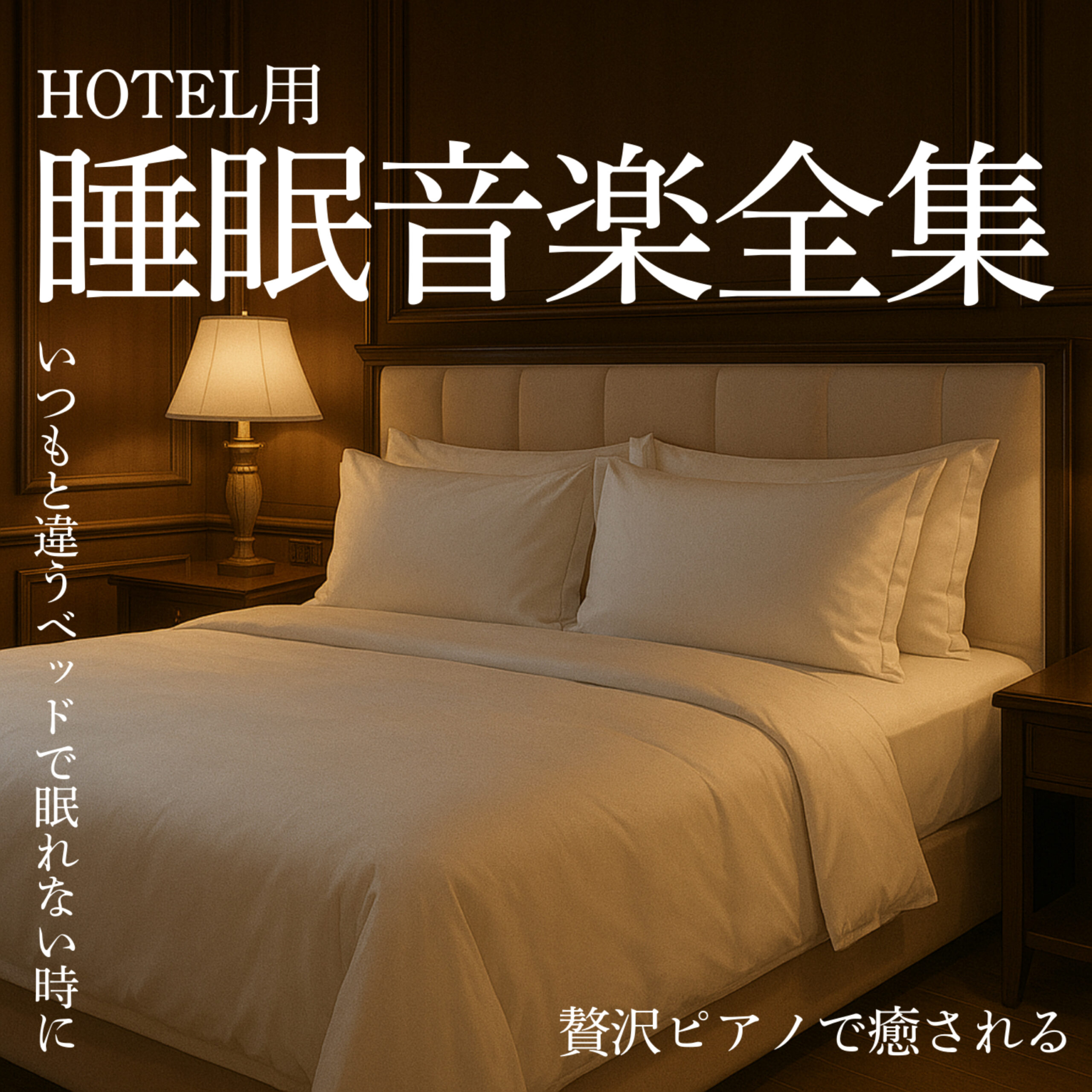 HOTEL用睡眠音楽全集 贅沢ピアノで癒される いつもと違うベッドで寝れない時に