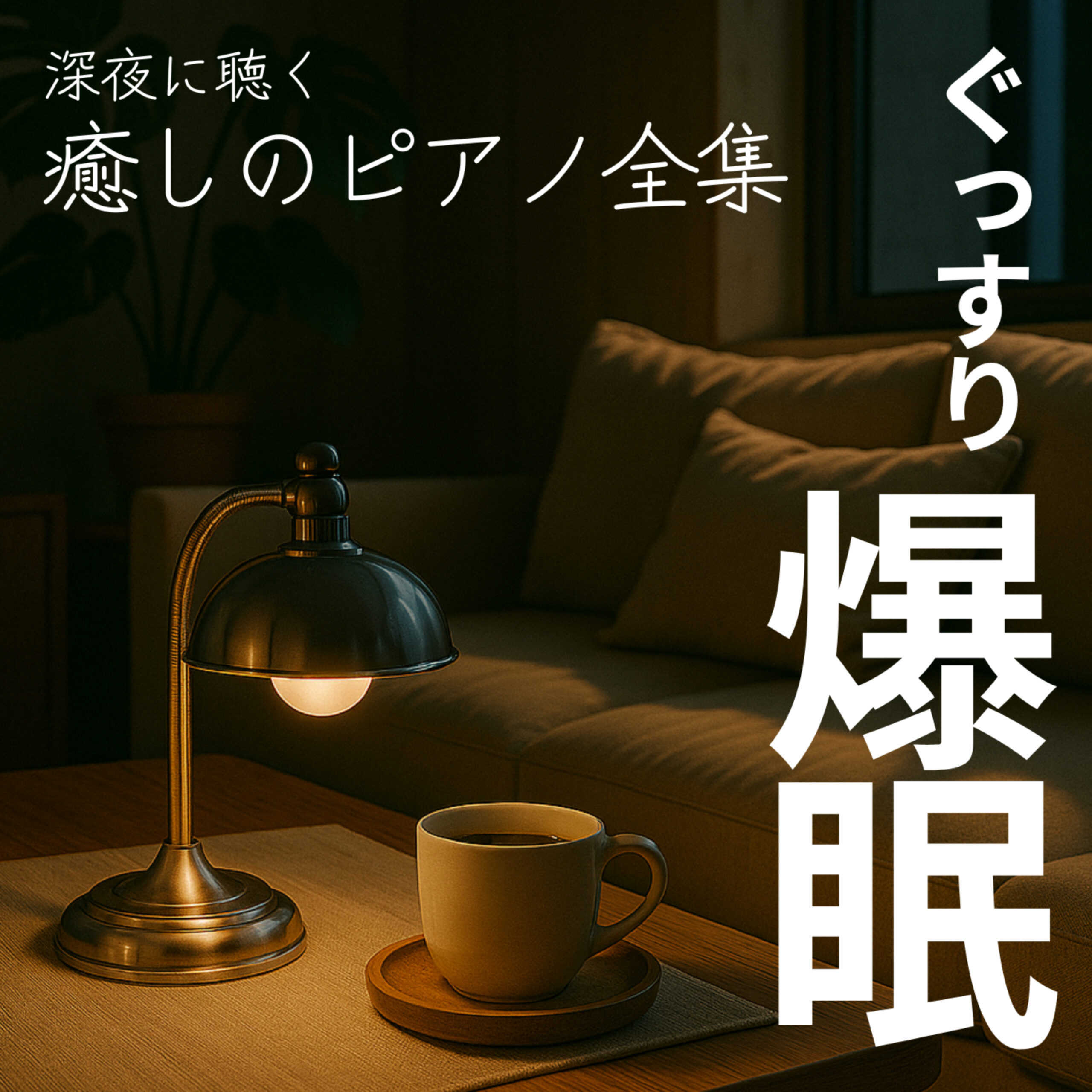 ぐっすり爆眠 深夜に聴く癒しのピアノ全集 熟睡用 快眠用 睡眠導入用