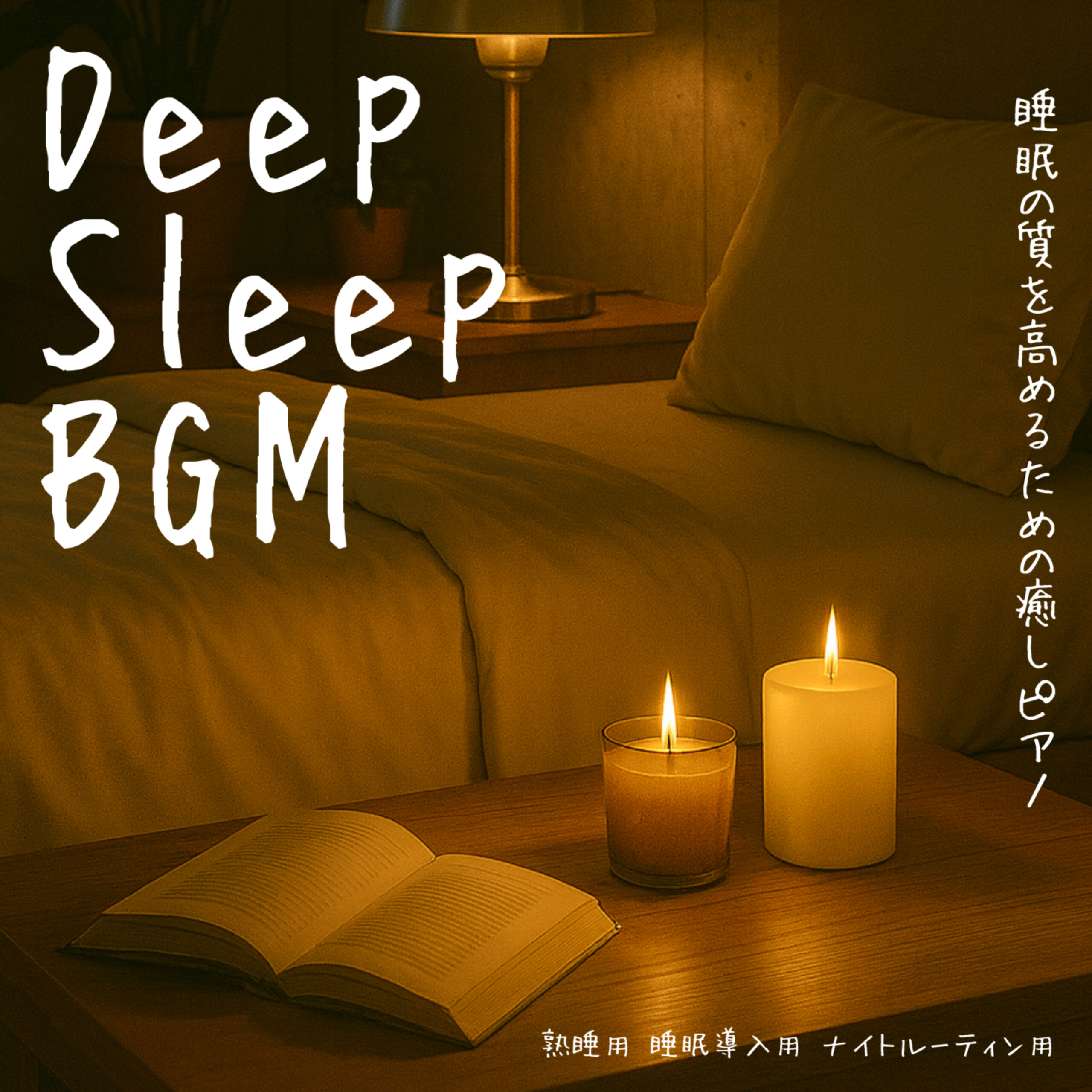 Deep Sleep BGM 睡眠の質を高めるための癒しピアノ 熟睡用 睡眠導入用 ナイトルーティン用