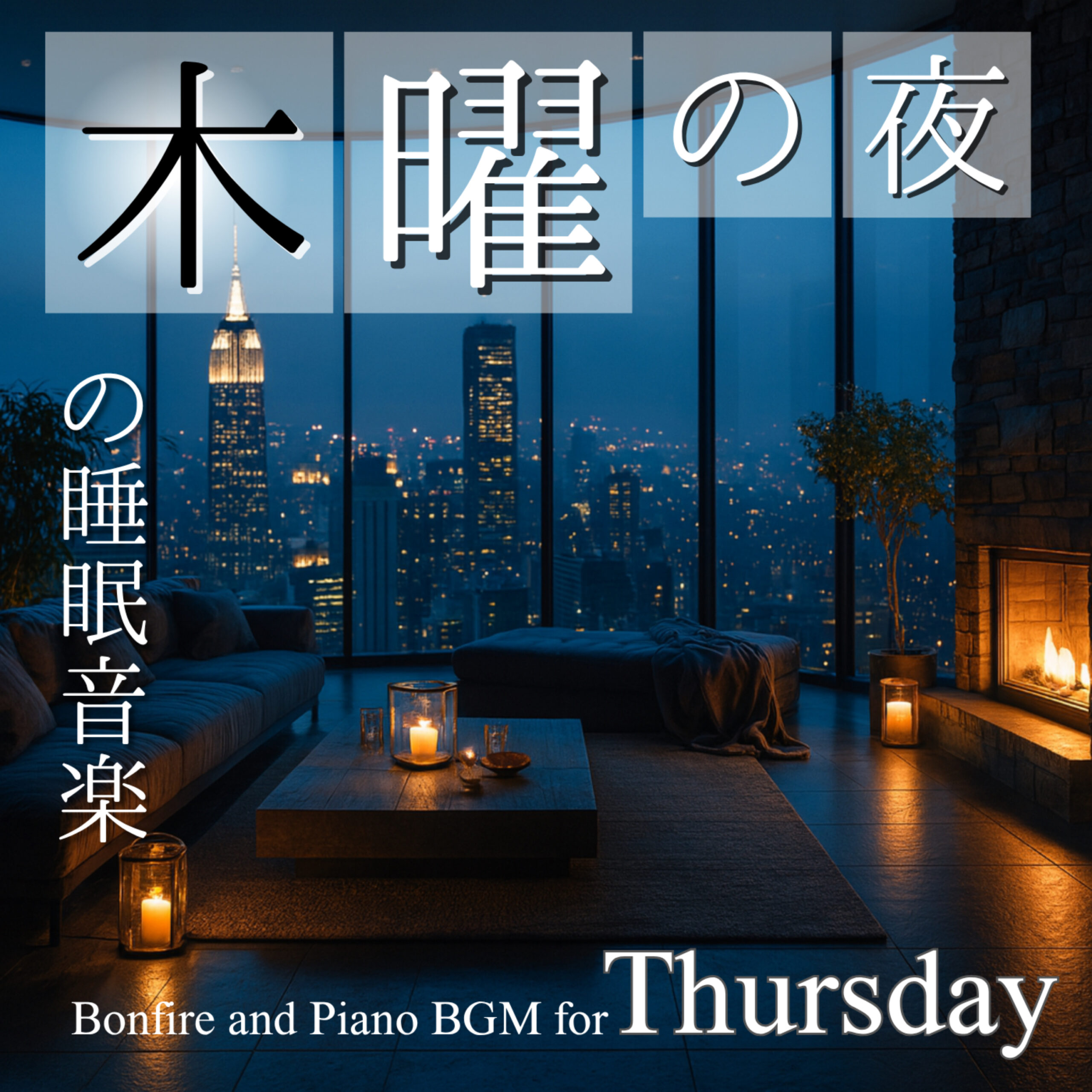 木曜の睡眠音楽 Bonfire and Piano BGM for Thursday