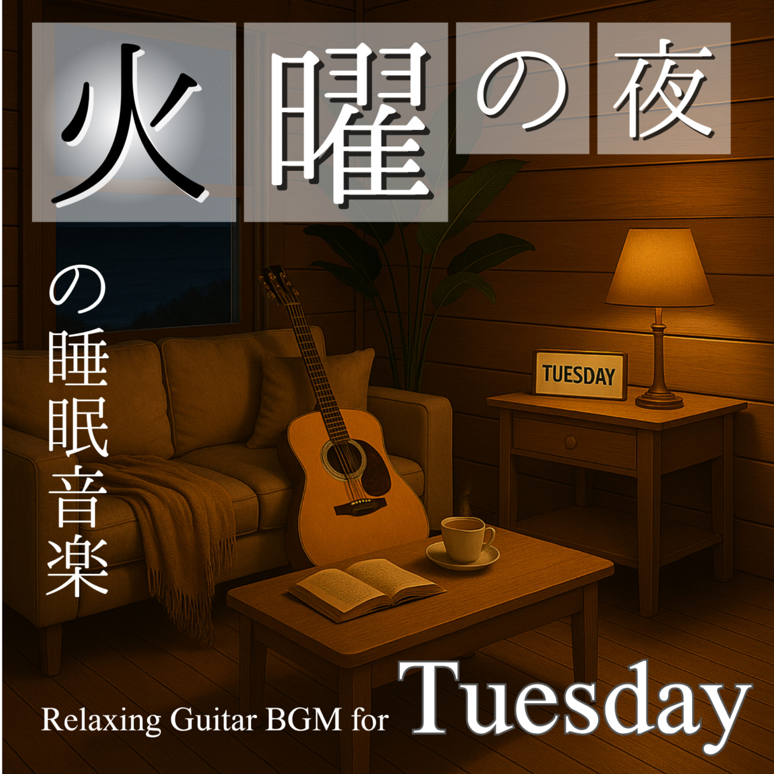 火曜の夜の睡眠音楽 Relaxing Guitar BGM for Tuesday