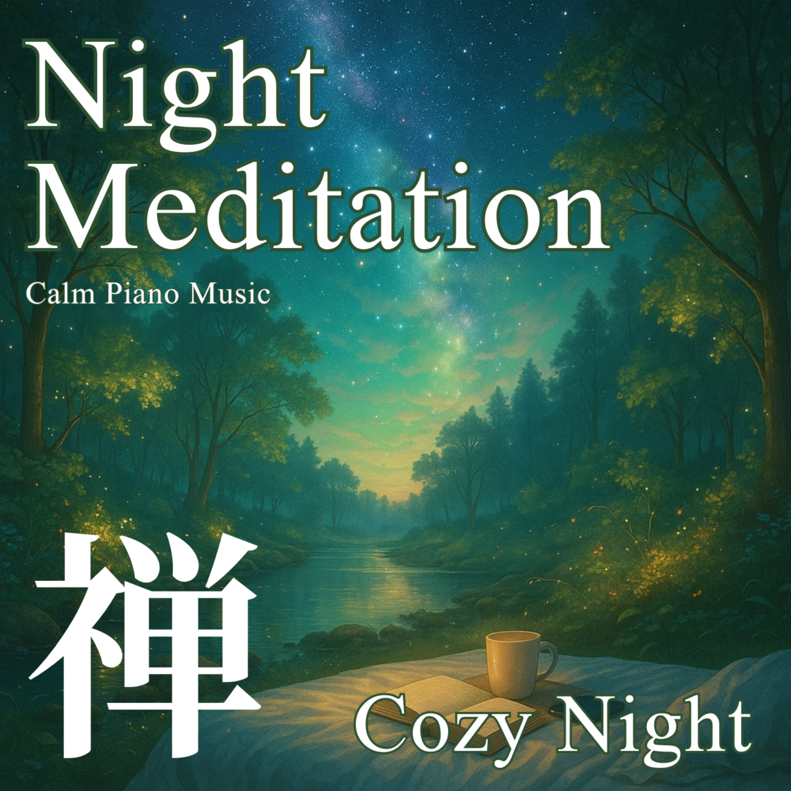 Night Meditation -Calm Piano Music- Cozy Night 禅