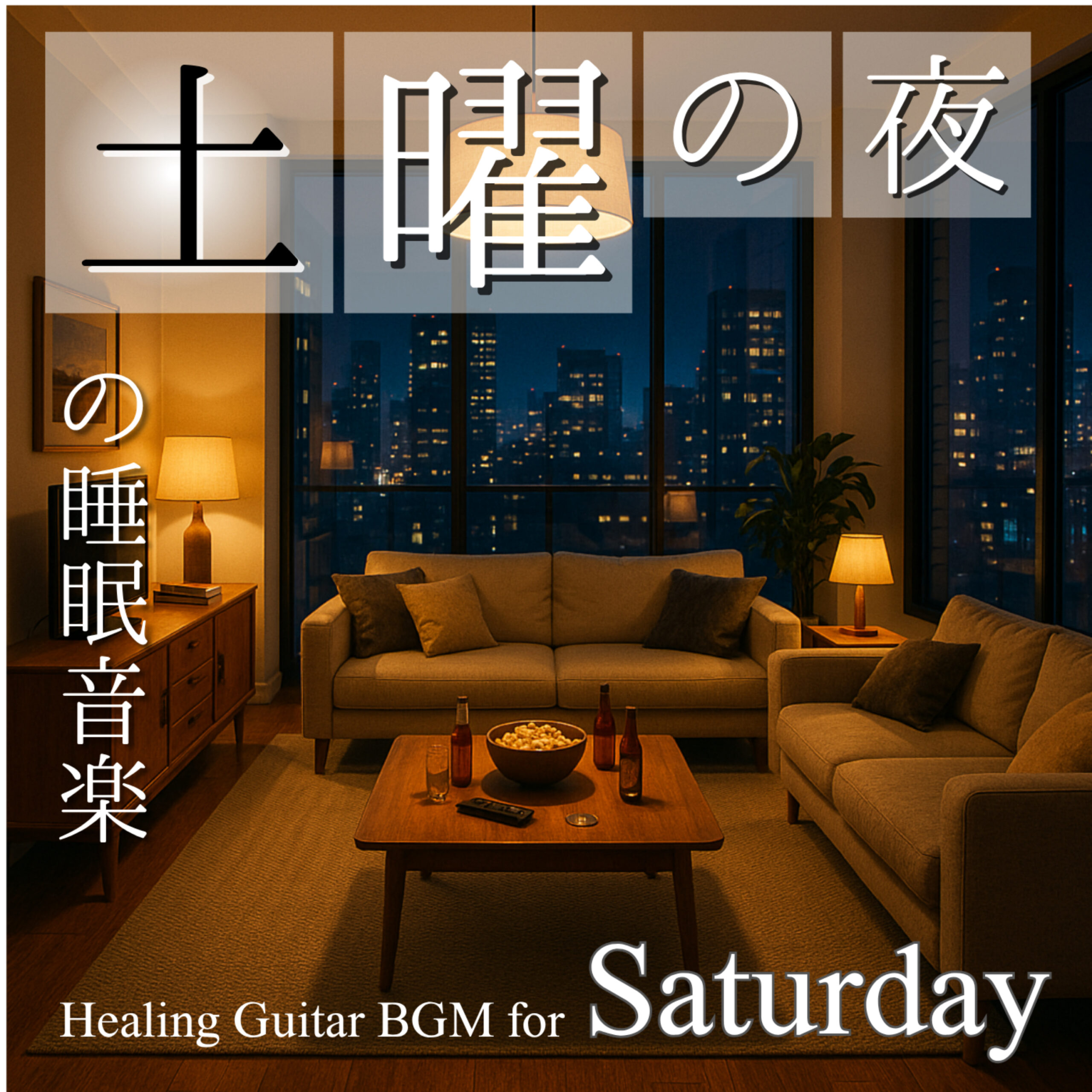 土曜の夜の睡眠音楽 Healing Guitar BGM for Saturday