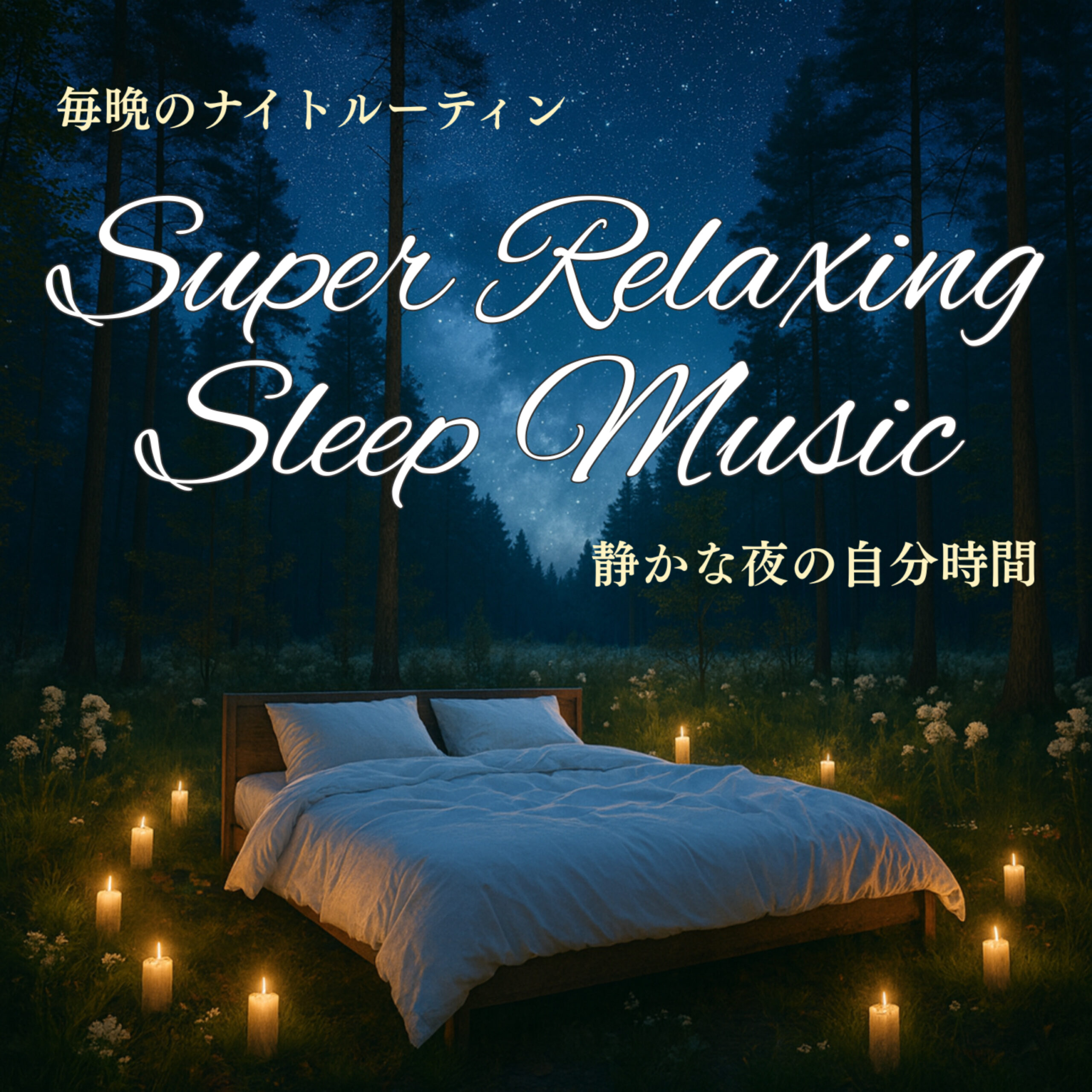 Super Relaxing Sleep Music 毎晩のナイトルーティン 静かな夜の自分時間