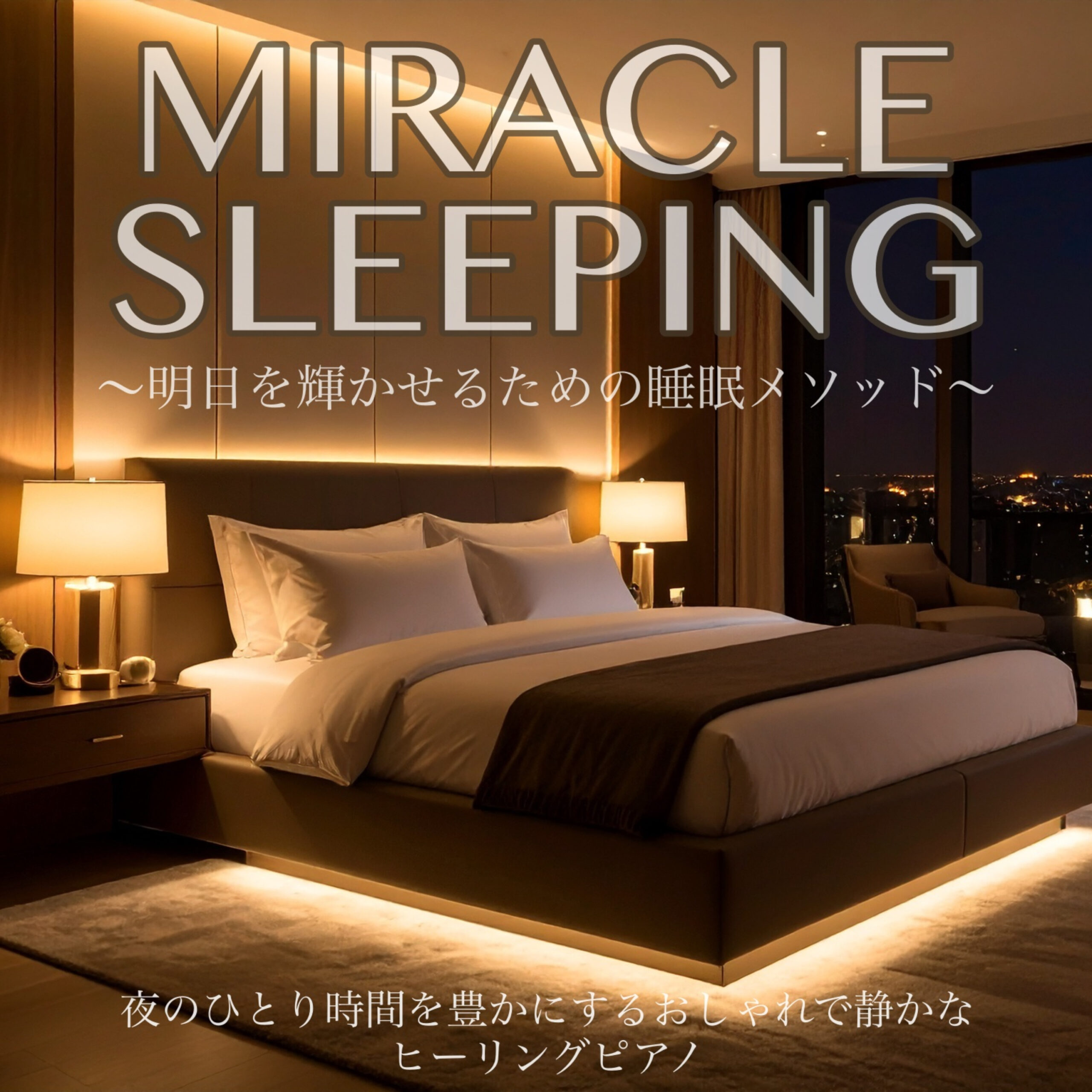 MIRACLE SLEEPING ～明日を輝かせるための睡眠メソッド～ 夜のひとり時間を豊かにするおしゃれで静かなヒーリングピアノ