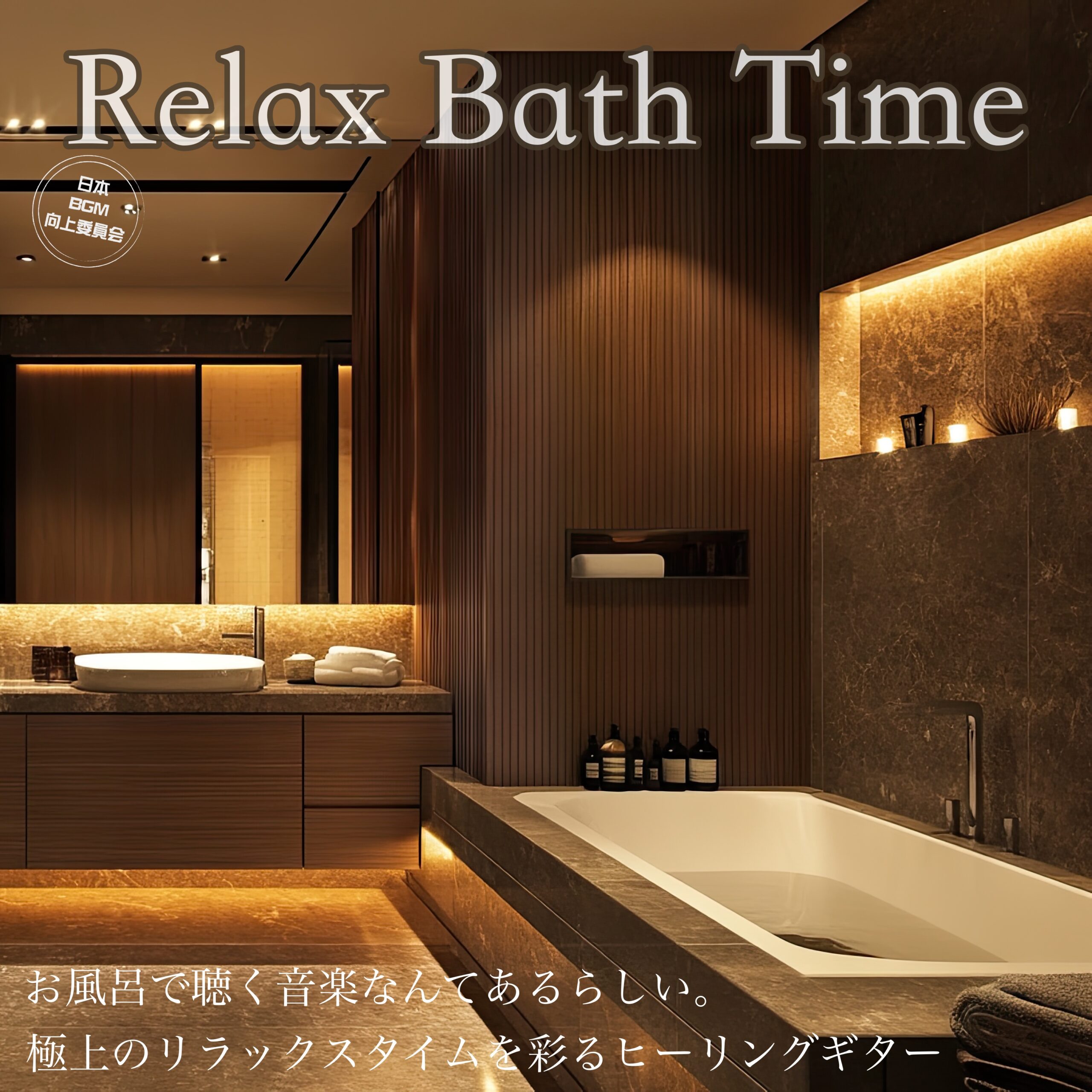 Relax Bath Time お風呂で聴く音楽なんてあるらしい。 極上のリラックスタイムを彩るヒーリングギター