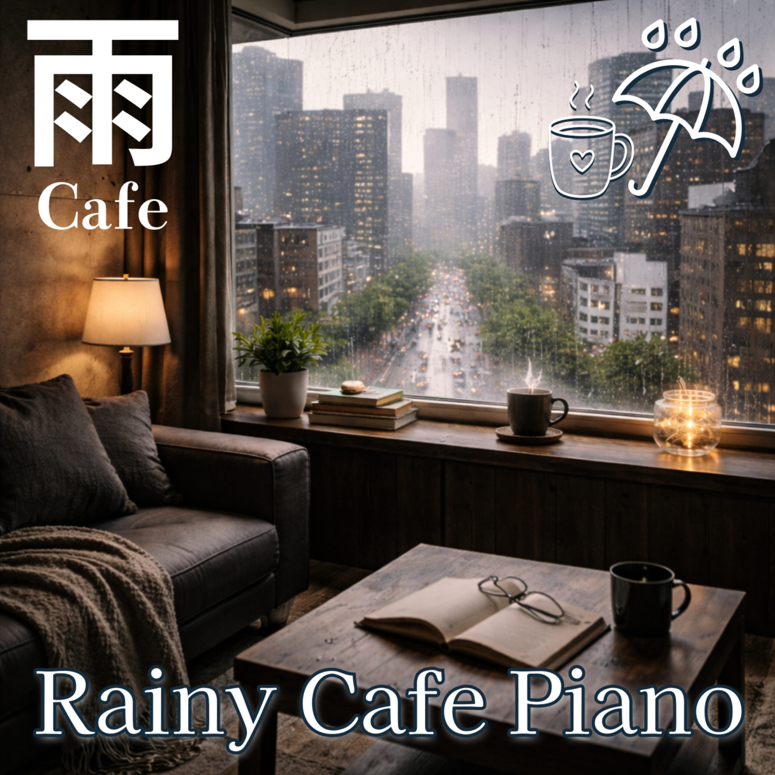 Rainy Cafe Piano 雨Cafe 睡眠用 作業用 勉強用