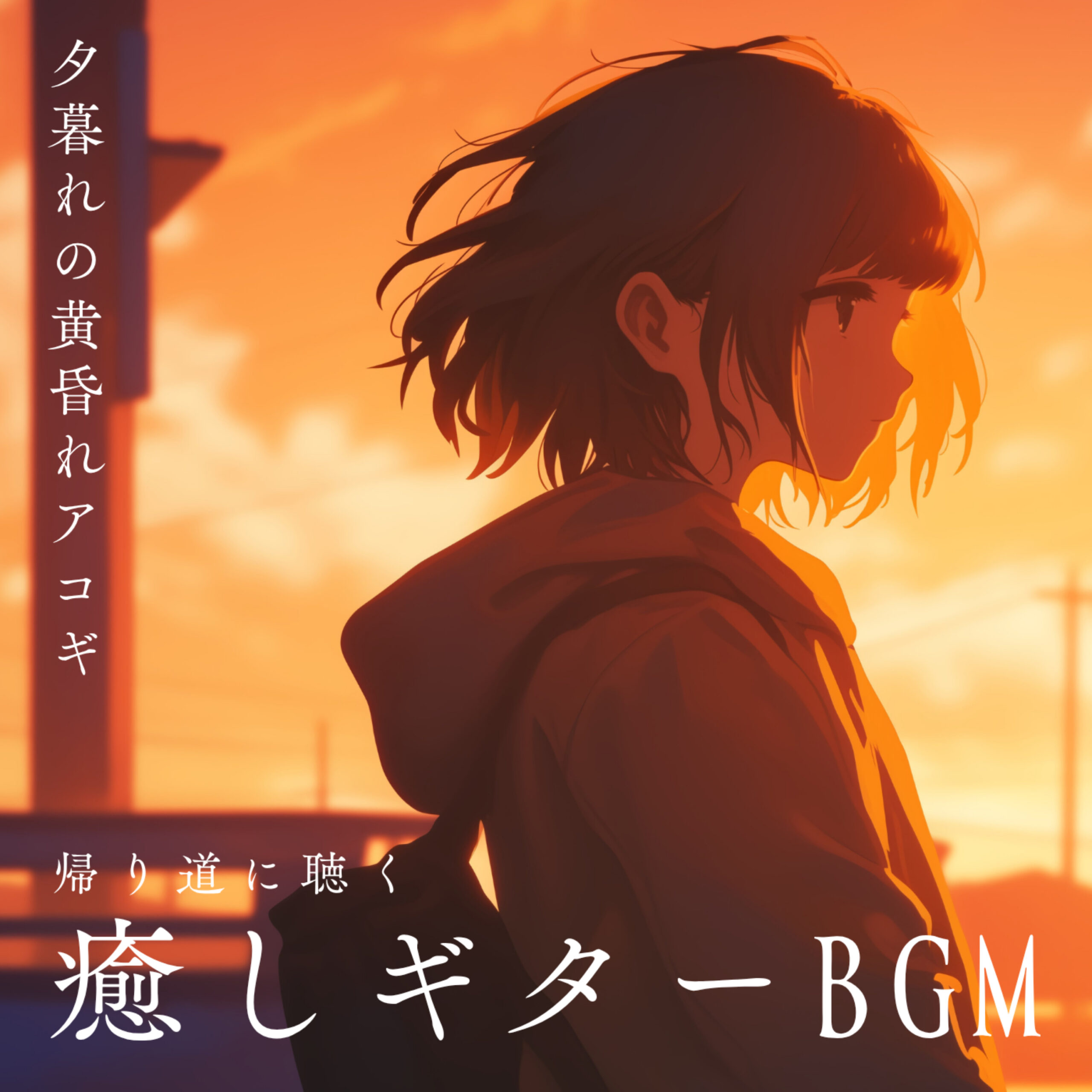 帰り道に聴く癒しギターBGM 夕暮れの黄昏れアコギ