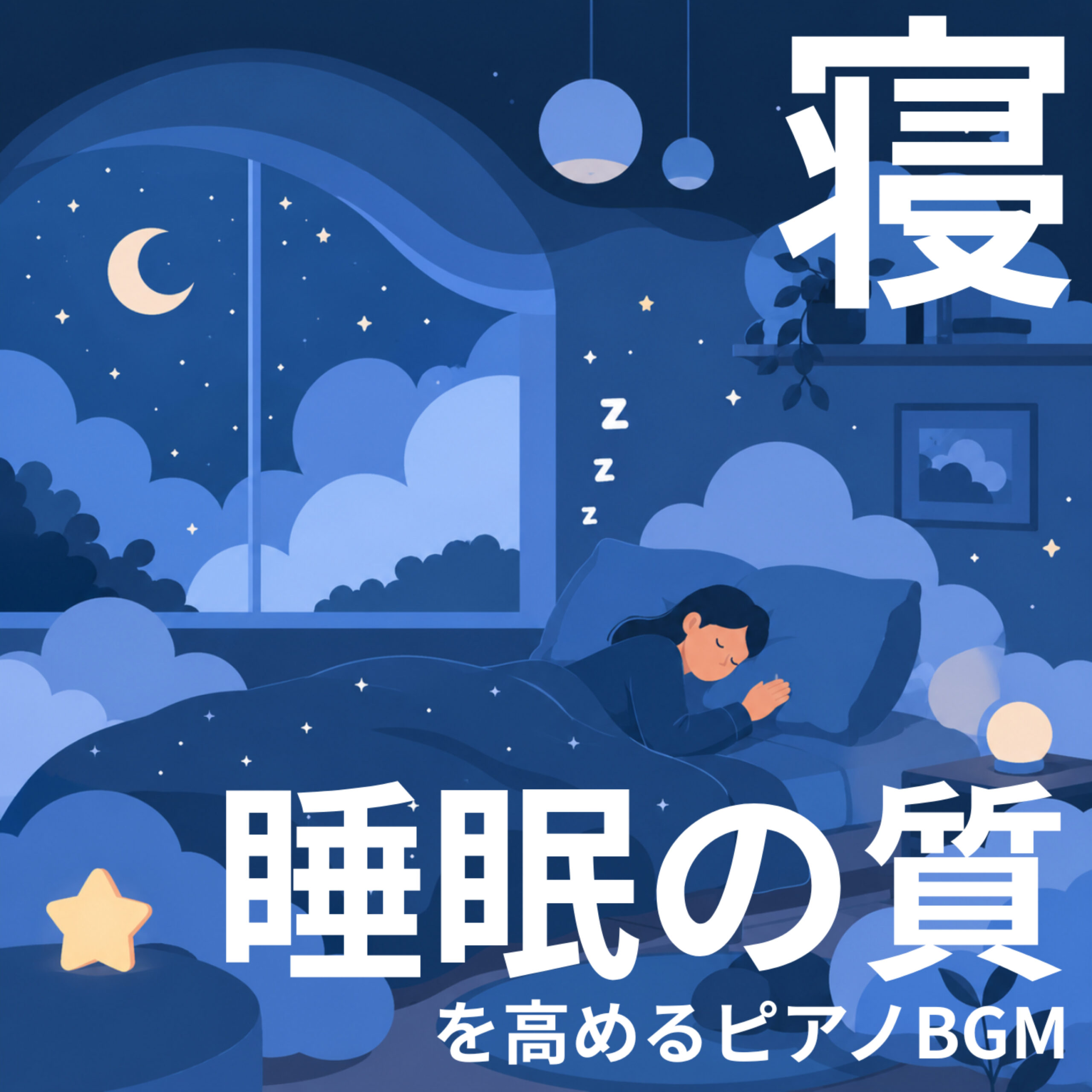 睡眠の質を高めるピアノBGM 熟睡用 快眠用 癒し用