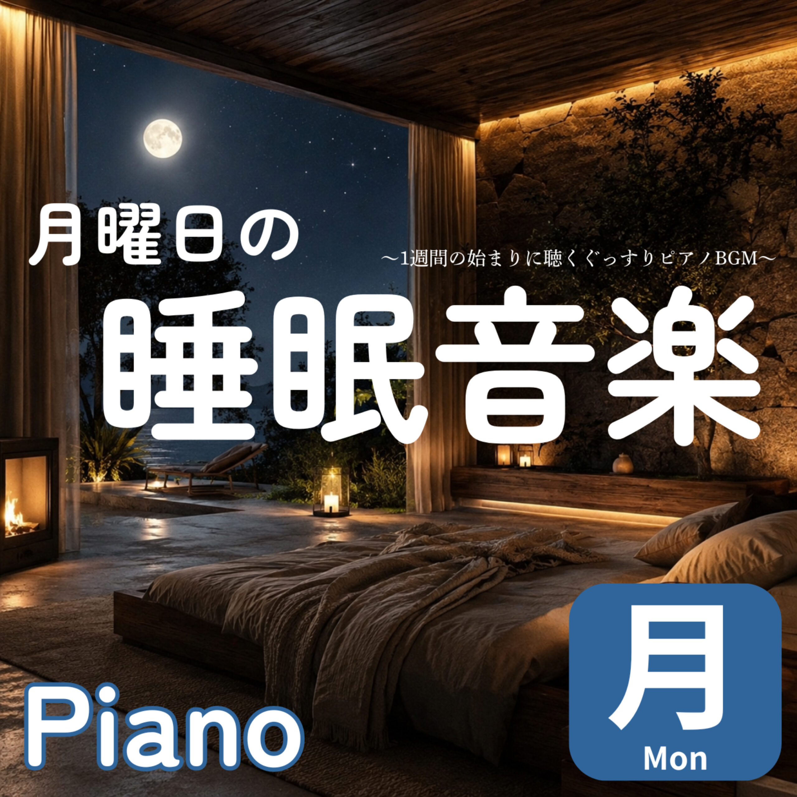 月曜日の睡眠音楽 1週間の始まりに聴くぐっすりピアノBGM