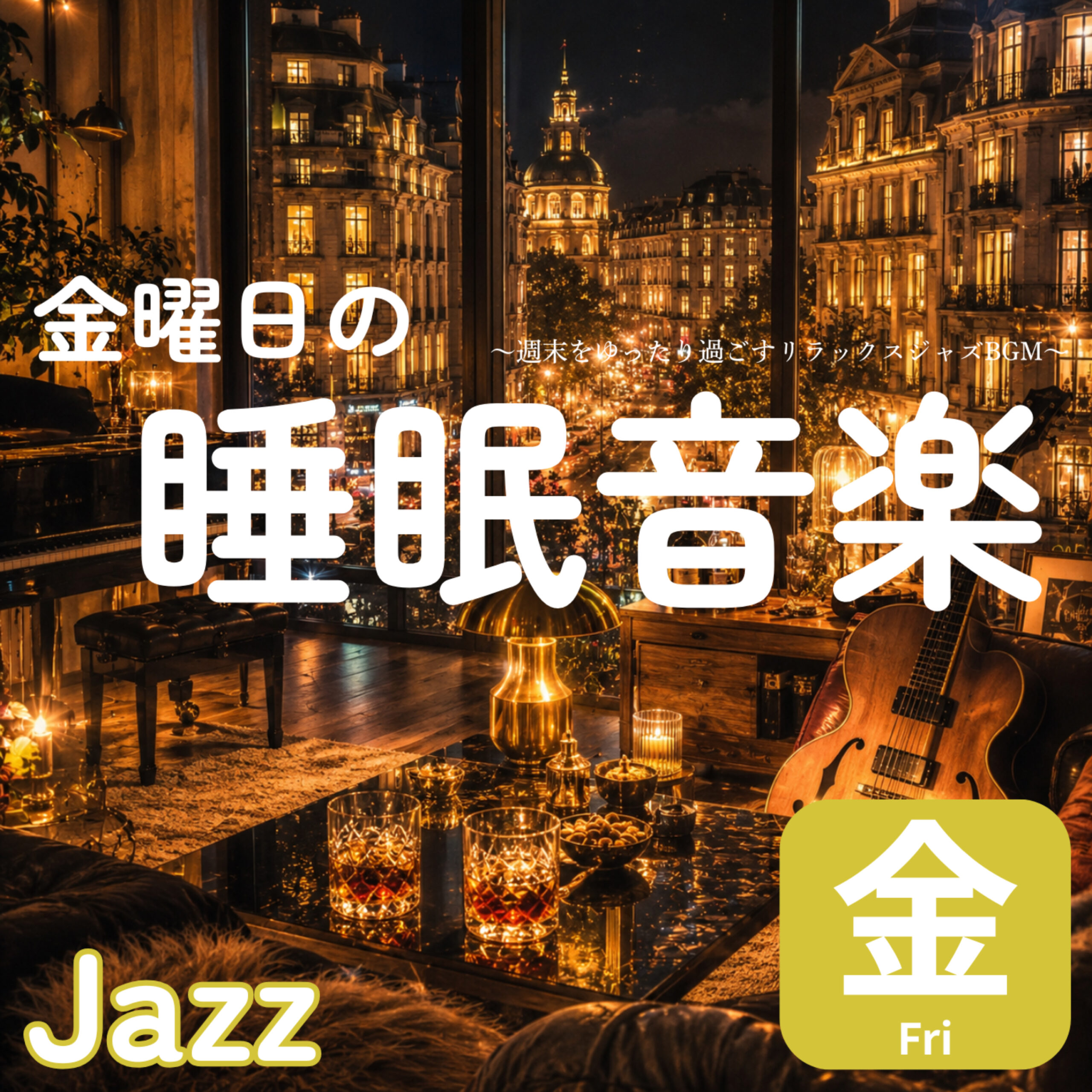 金曜日の睡眠音楽 週末をゆったり過ごすリラックスジャズBGM