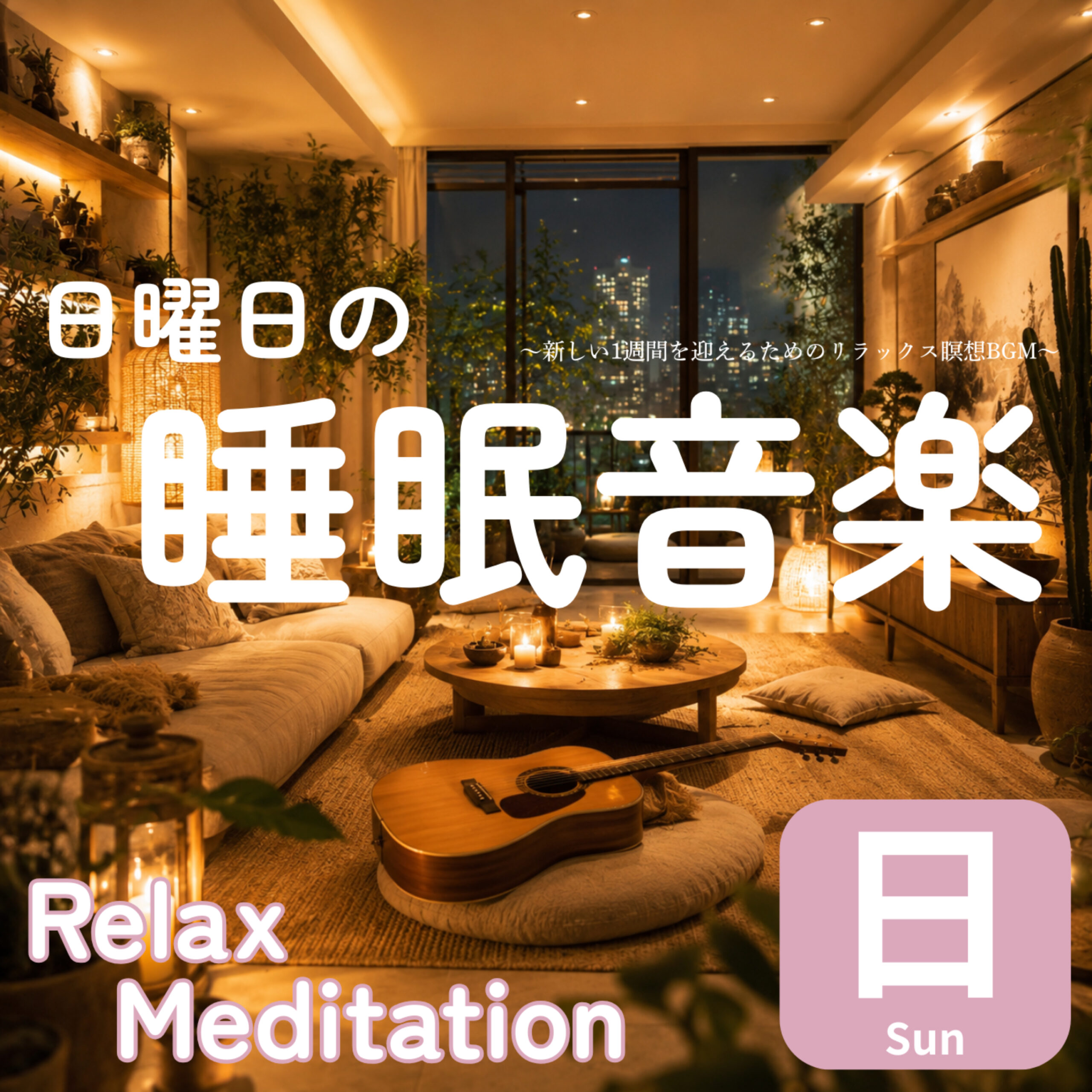 日曜日の睡眠音楽 新しい1週間を迎えるためのリラックス瞑想BGM