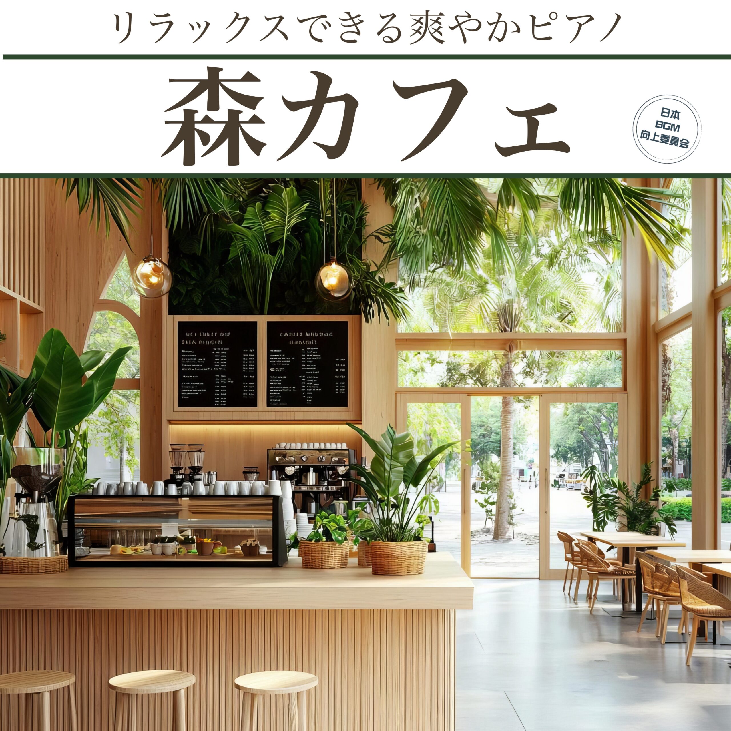 森カフェ リラックスできる爽やかピアノ