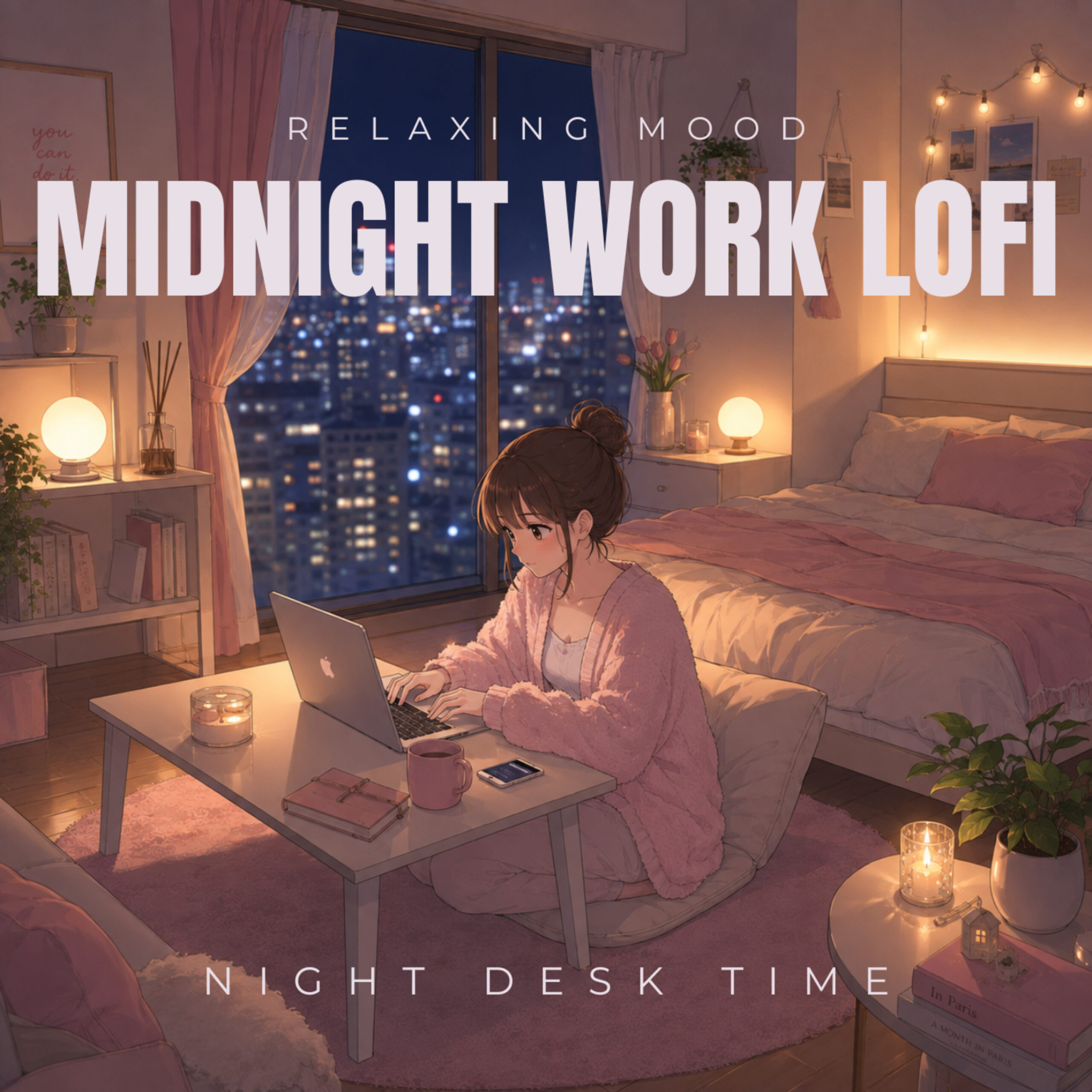 MIDNIGHT WORK LOFI -RELAXING MOOD- NIGHT DESK TIME