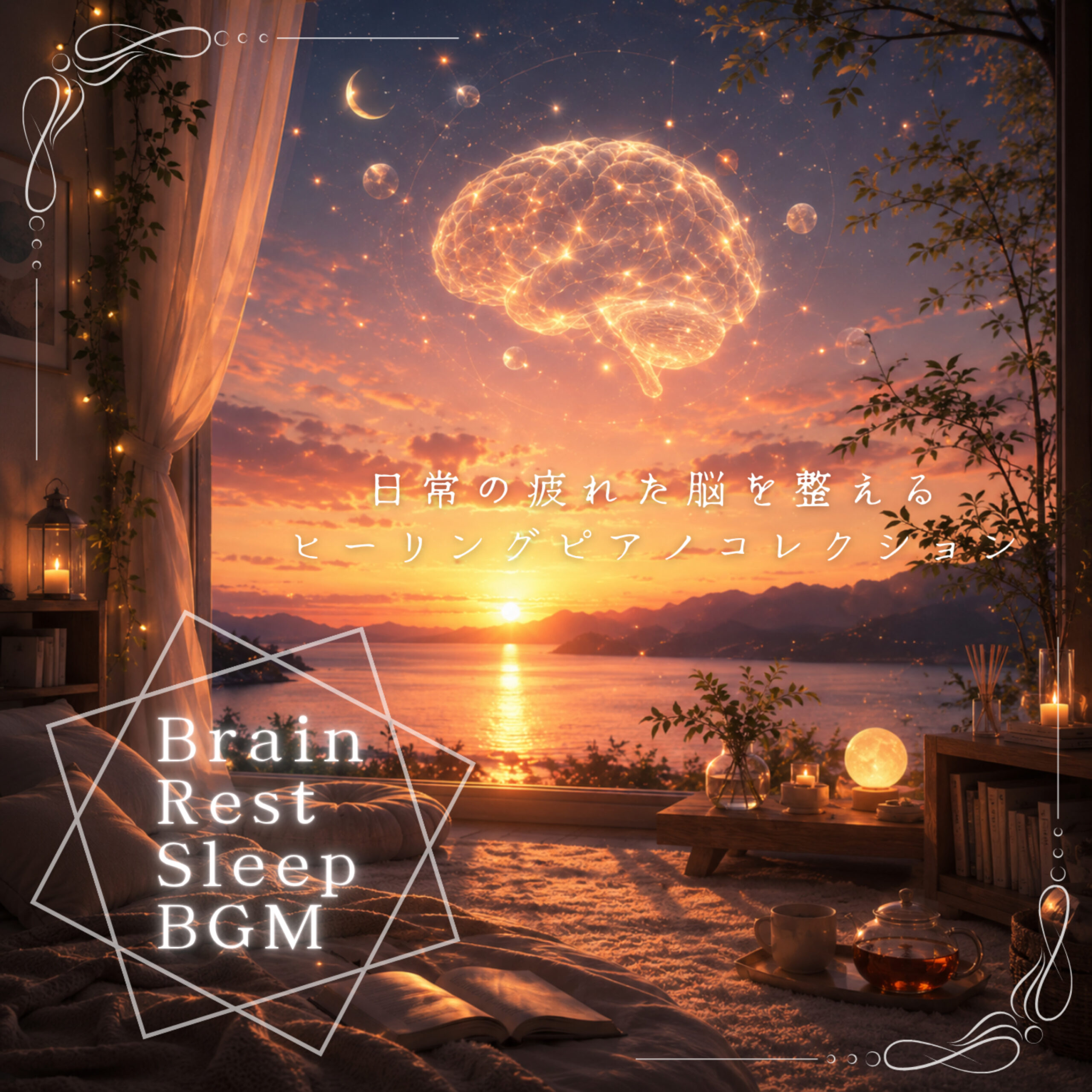 Brain Rest Sleep BGM 日常の疲れた脳を整えるヒーリングピアノコレクション