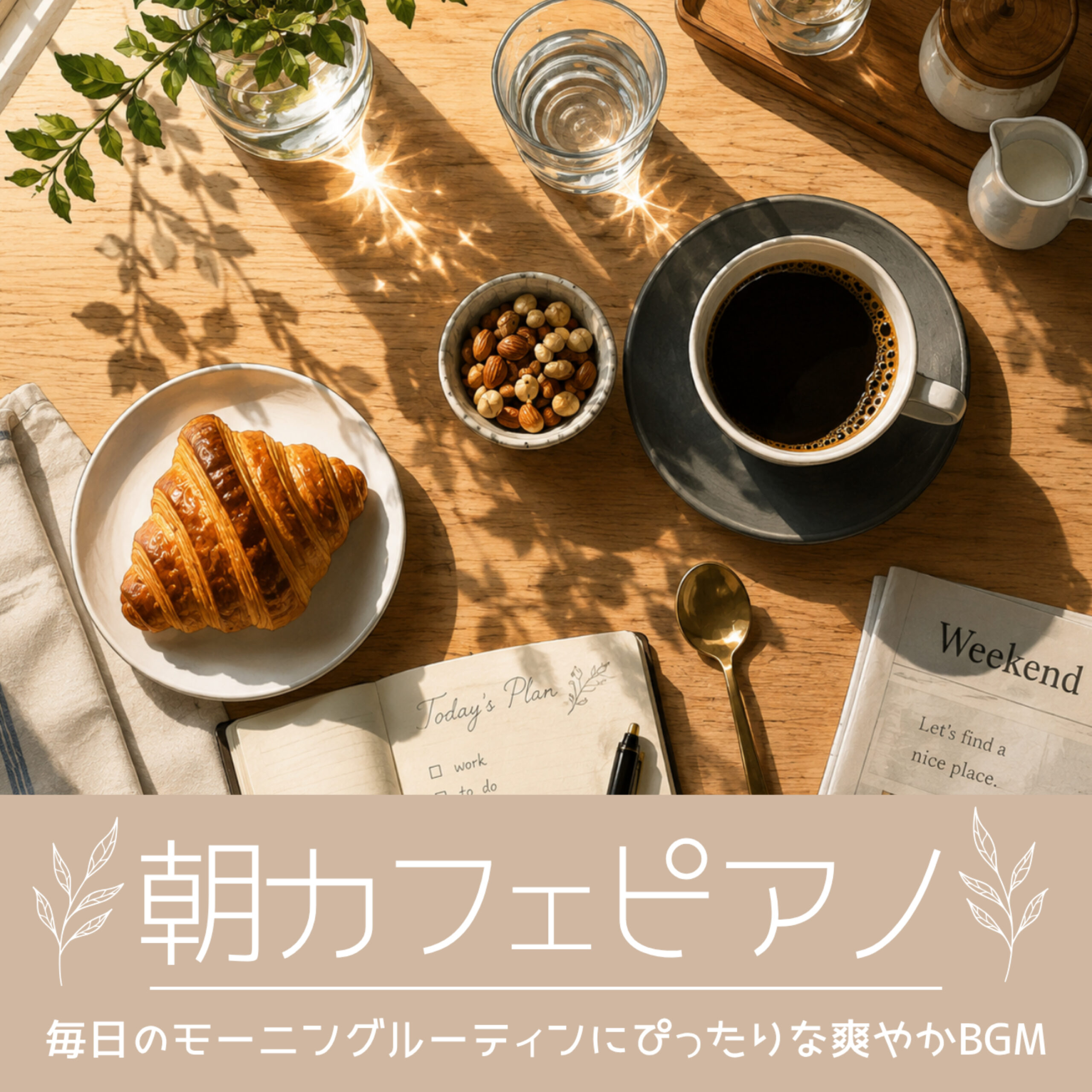 朝カフェピアノ 毎日のモーニングルーティンにぴったりな爽やかBGM